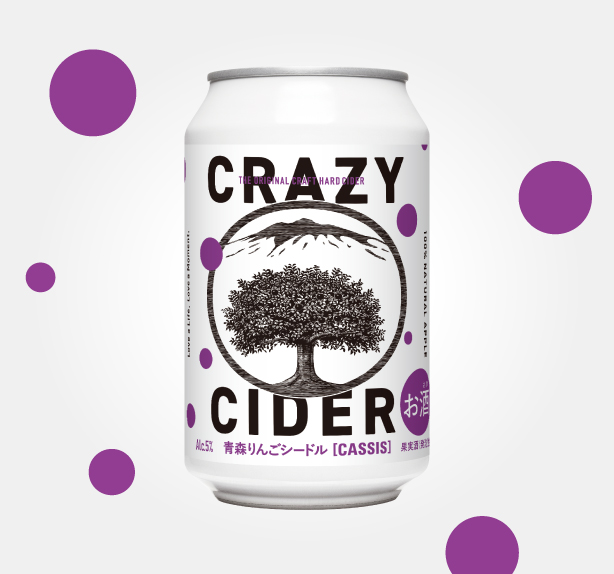 【NEW】CRAZY CIDER Cassis flavor